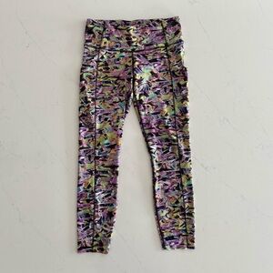 lululemon fast & free 25” *seawheeze